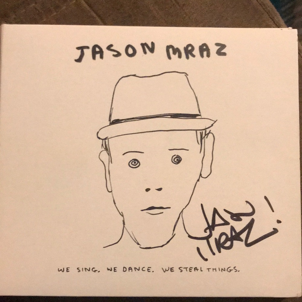 Autographed Jason Mraz Album